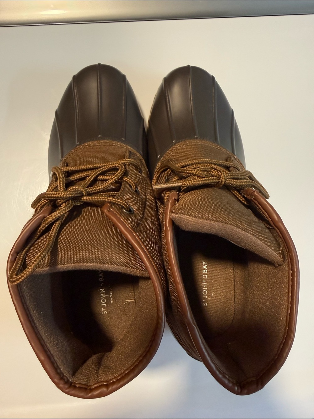 St. John's Bay Women’s Denton Brown Duck/Rain Boots